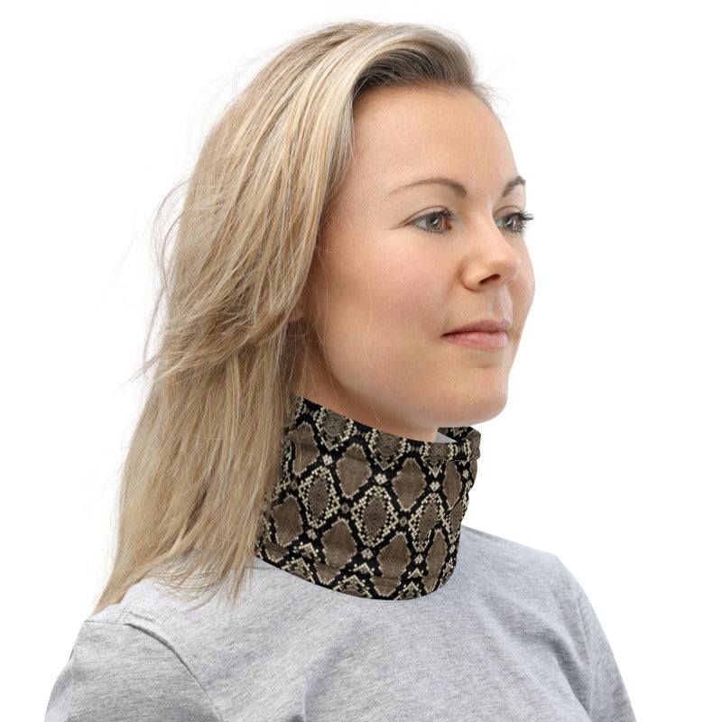 Rattlesnake Print Neck Gaiter