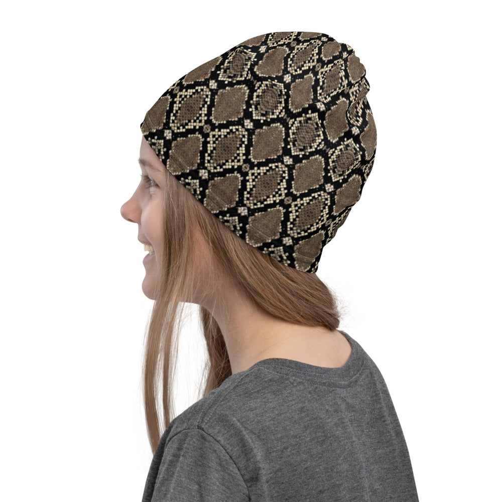 Rattlesnake Print Neck Gaiter