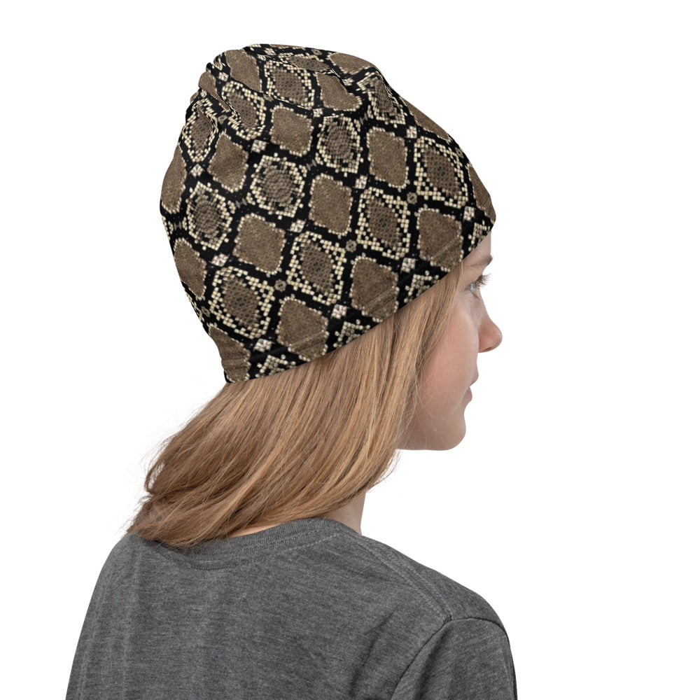 Rattlesnake Print Neck Gaiter