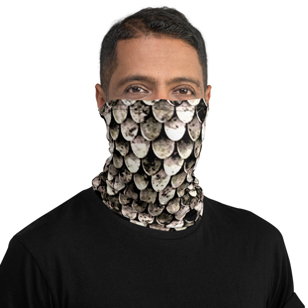 Tarnished Scale Mail Print Neck Gaiter