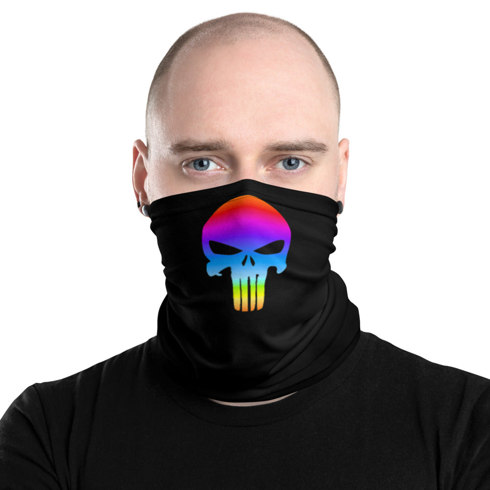 Rainbow Skull Neck Gaiter