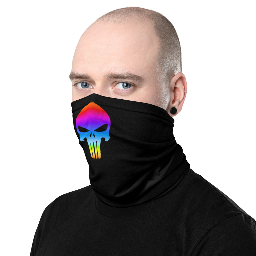 Rainbow Skull Neck Gaiter