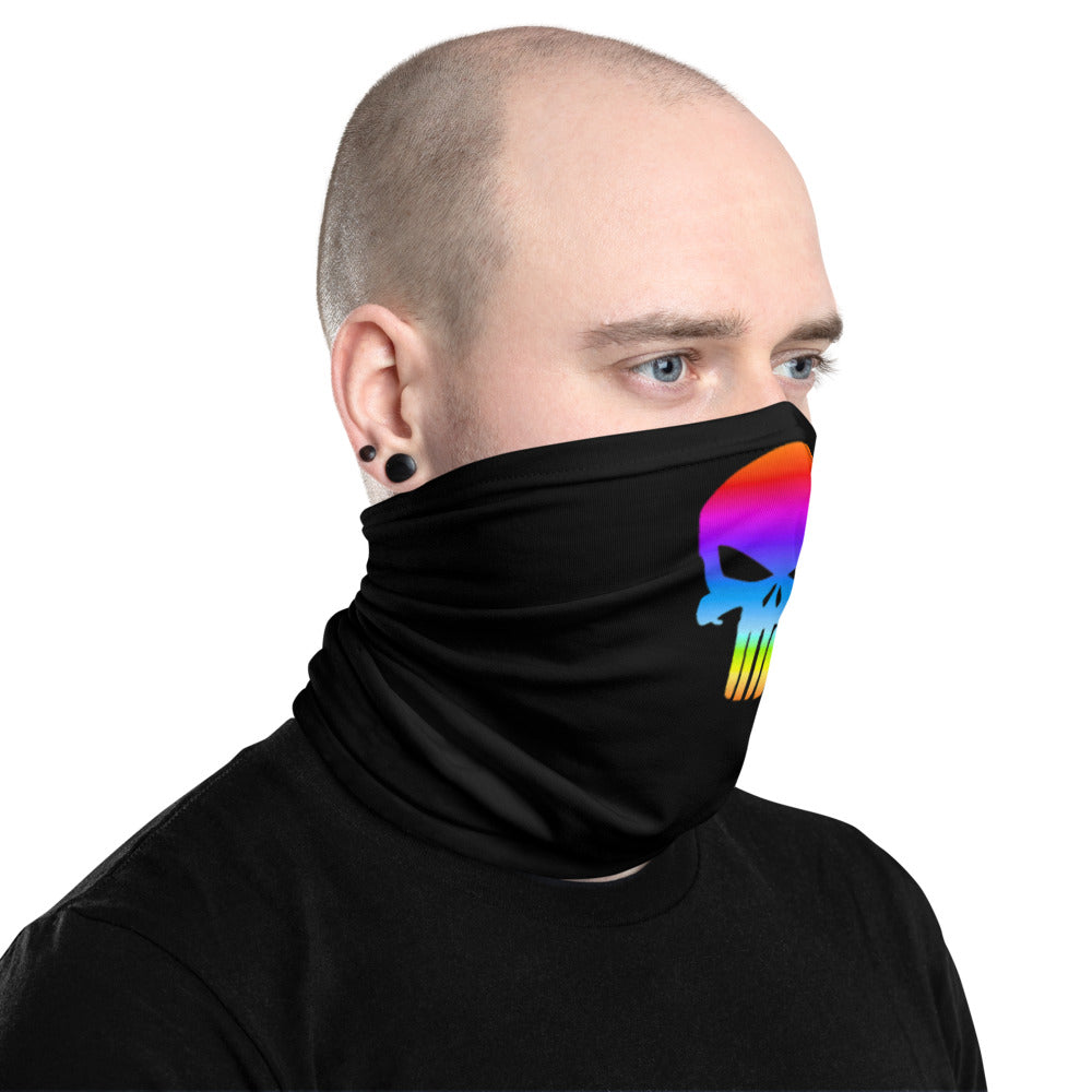 Rainbow Skull Neck Gaiter