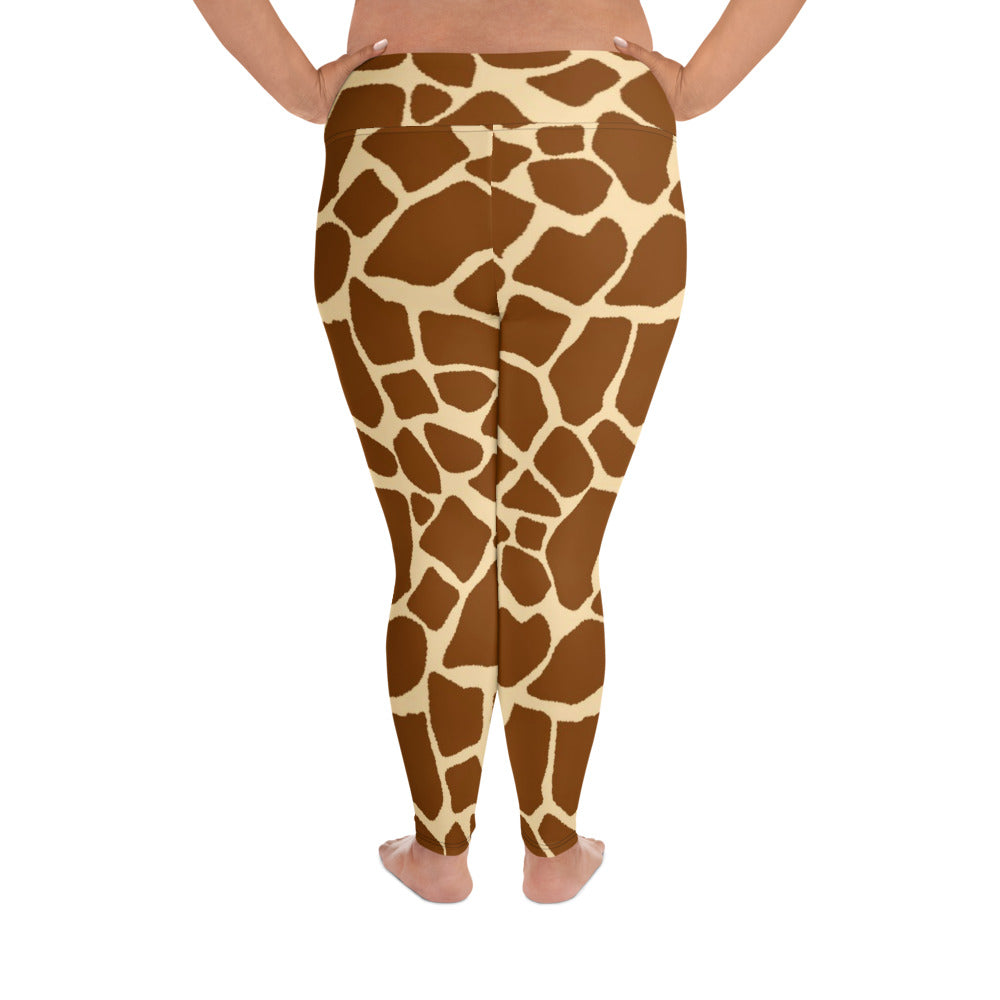 Giraffe Spots Plus Size Leggings