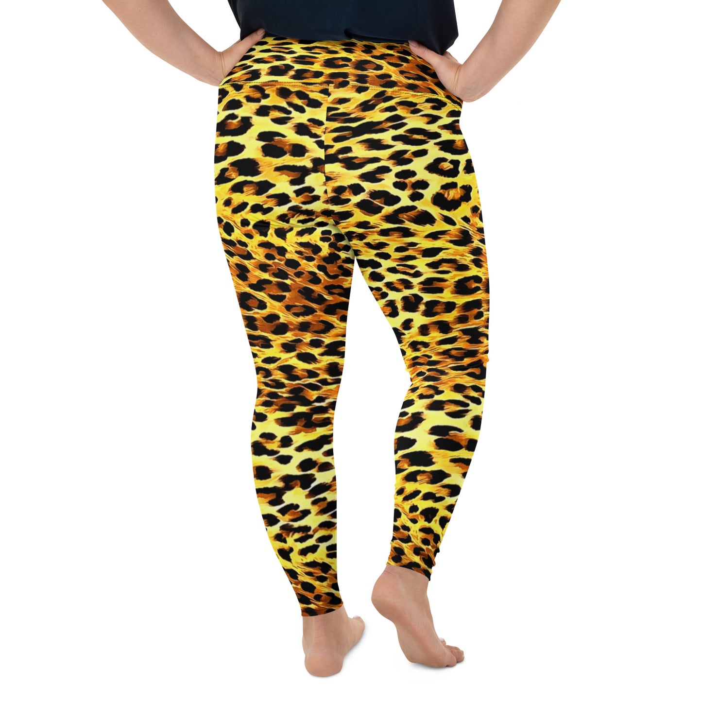 Leopard Print Plus Size Leggings