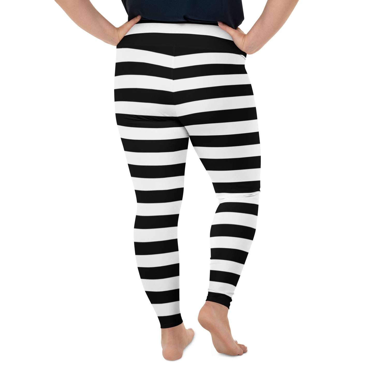 Prison Stripes Plus Size Leggings