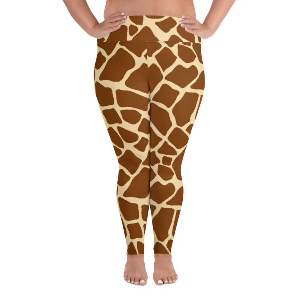 Giraffe Spots Plus Size Leggings