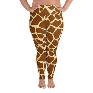Giraffe Spots Plus Size Leggings
