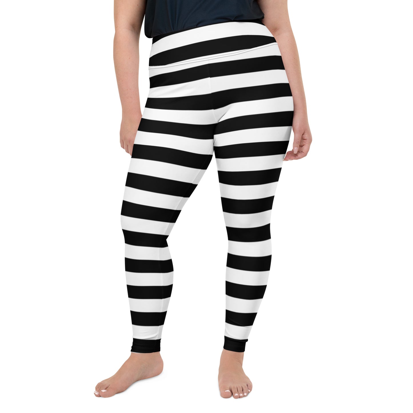 Prison Stripes Plus Size Leggings