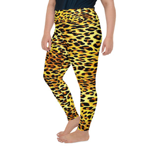 Leopard Print Plus Size Leggings