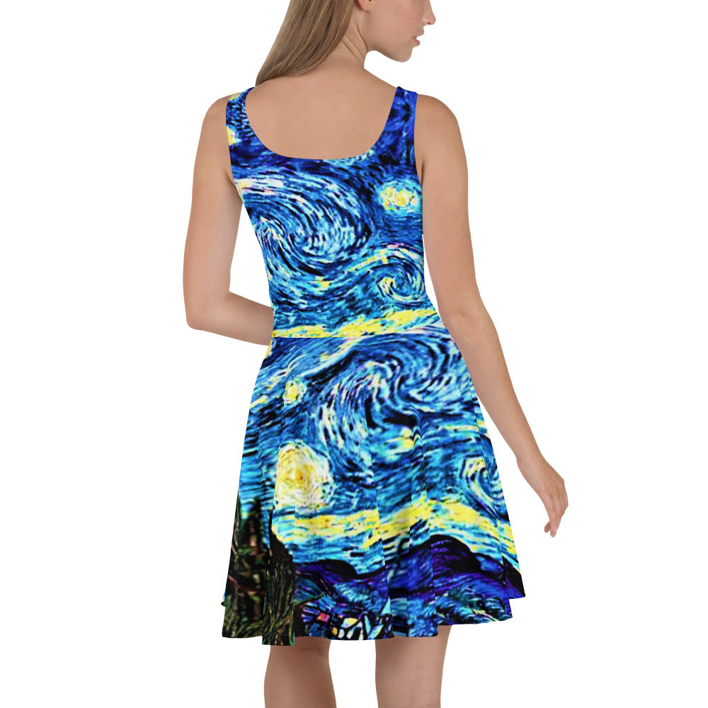 Starry Night Skater Dress