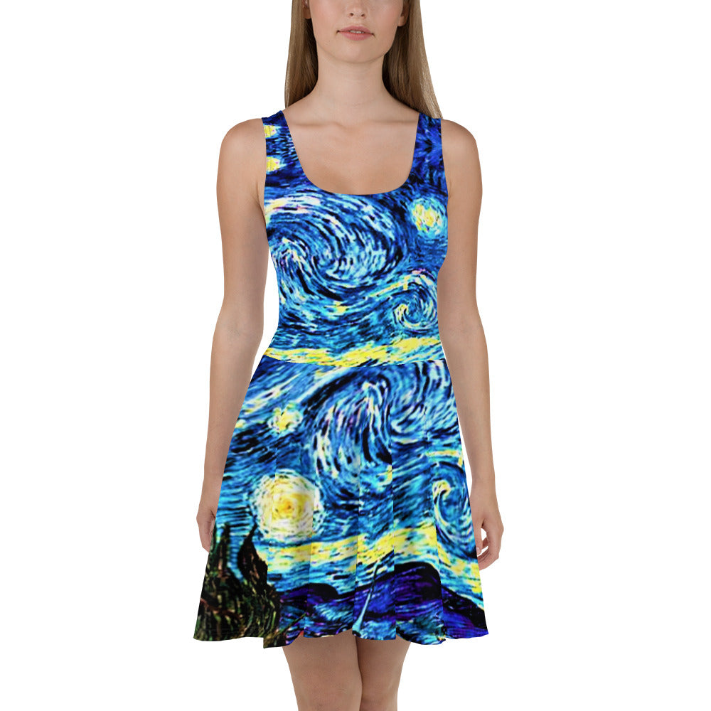 Starry Night Skater Dress