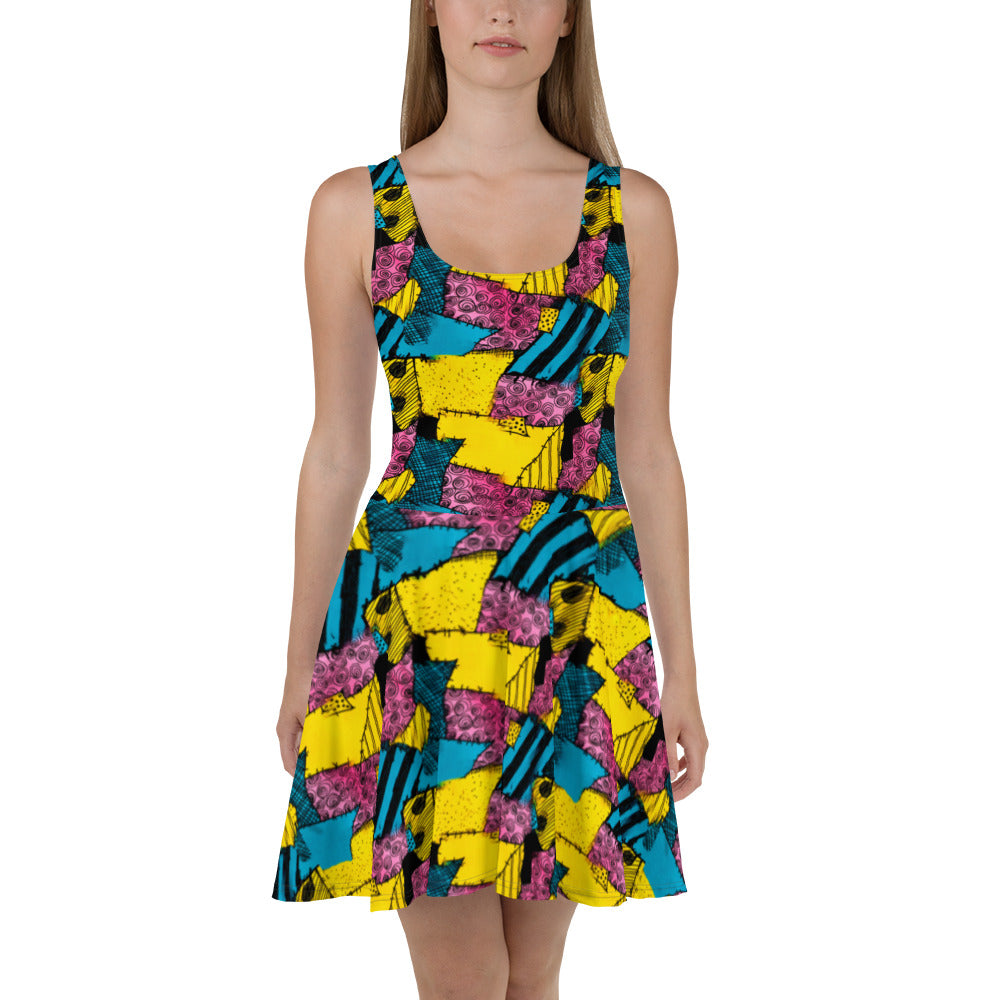 Sally Stitches Skater Dress