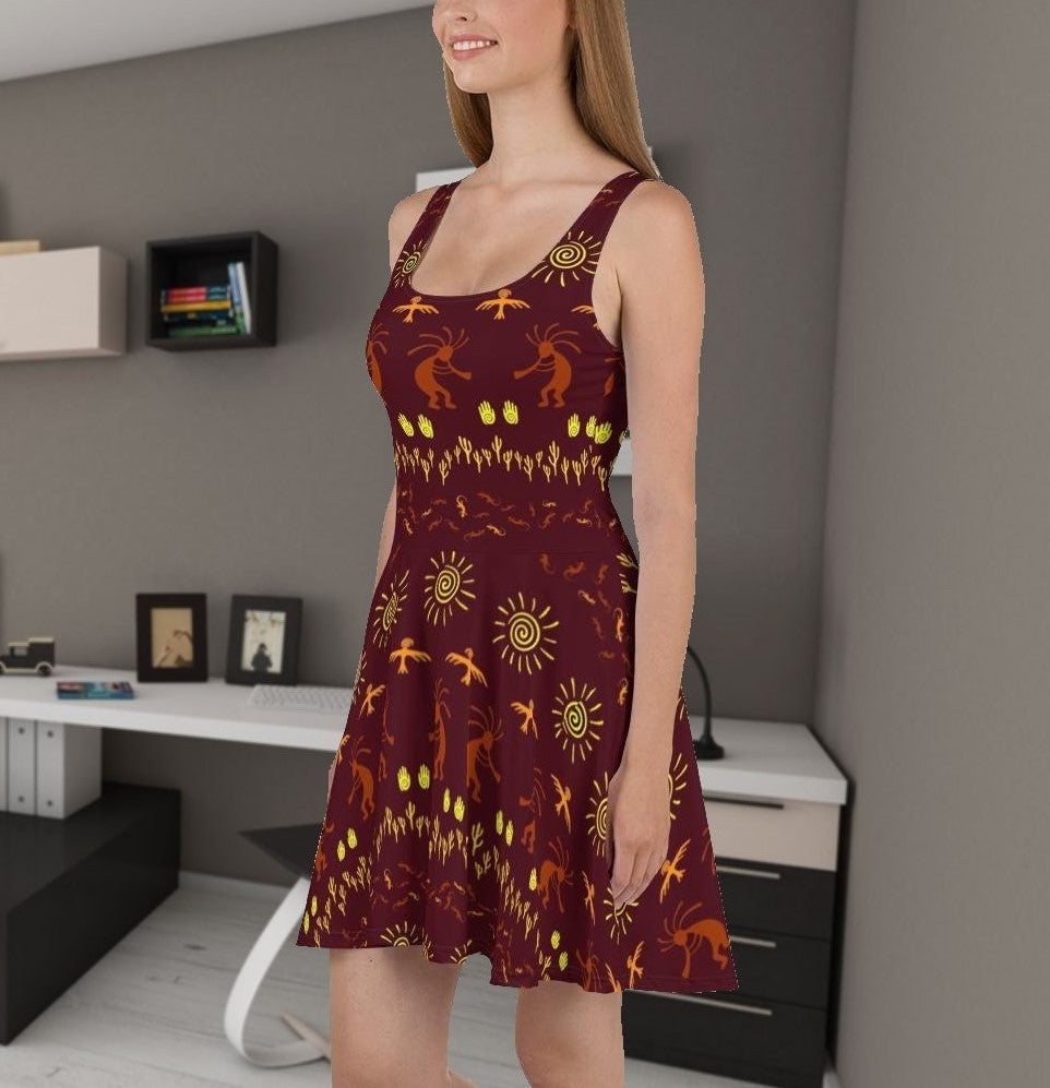 Kokopelli Skater Dress