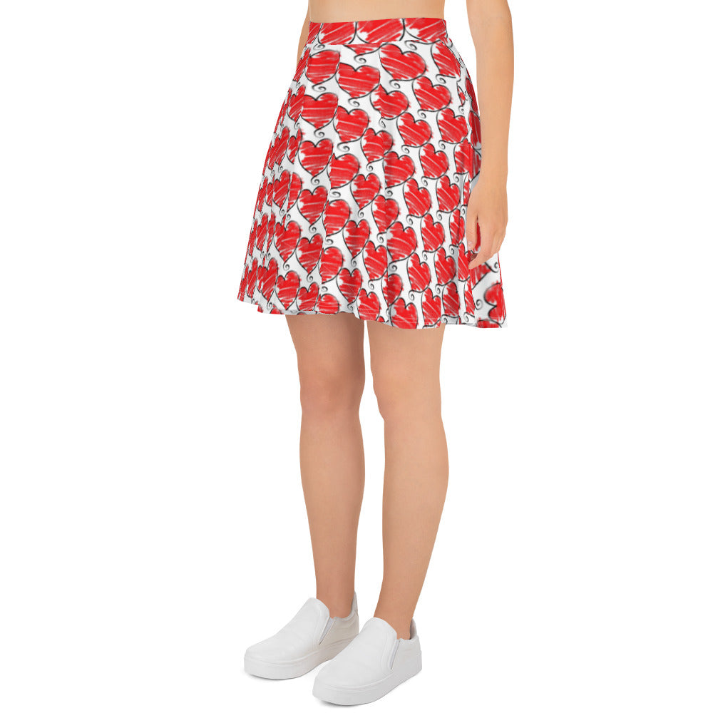 Hearts Skater Skirt