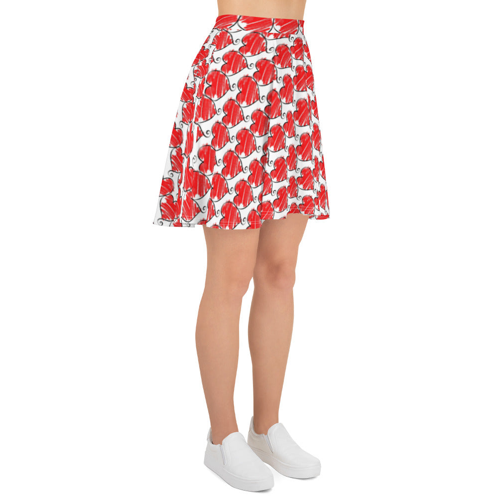 Hearts Skater Skirt