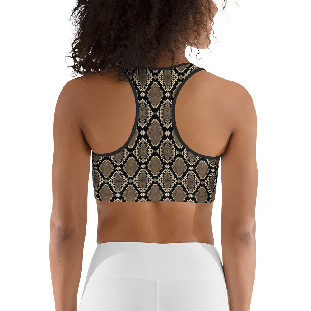 Snakeskin Sports Bra