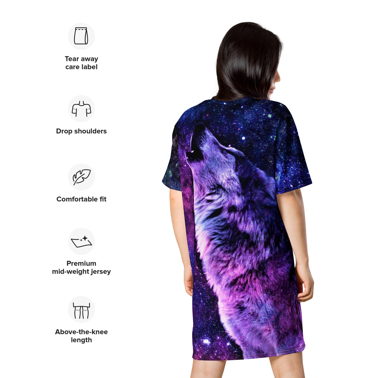 Wolf Nebula T-shirt Dress