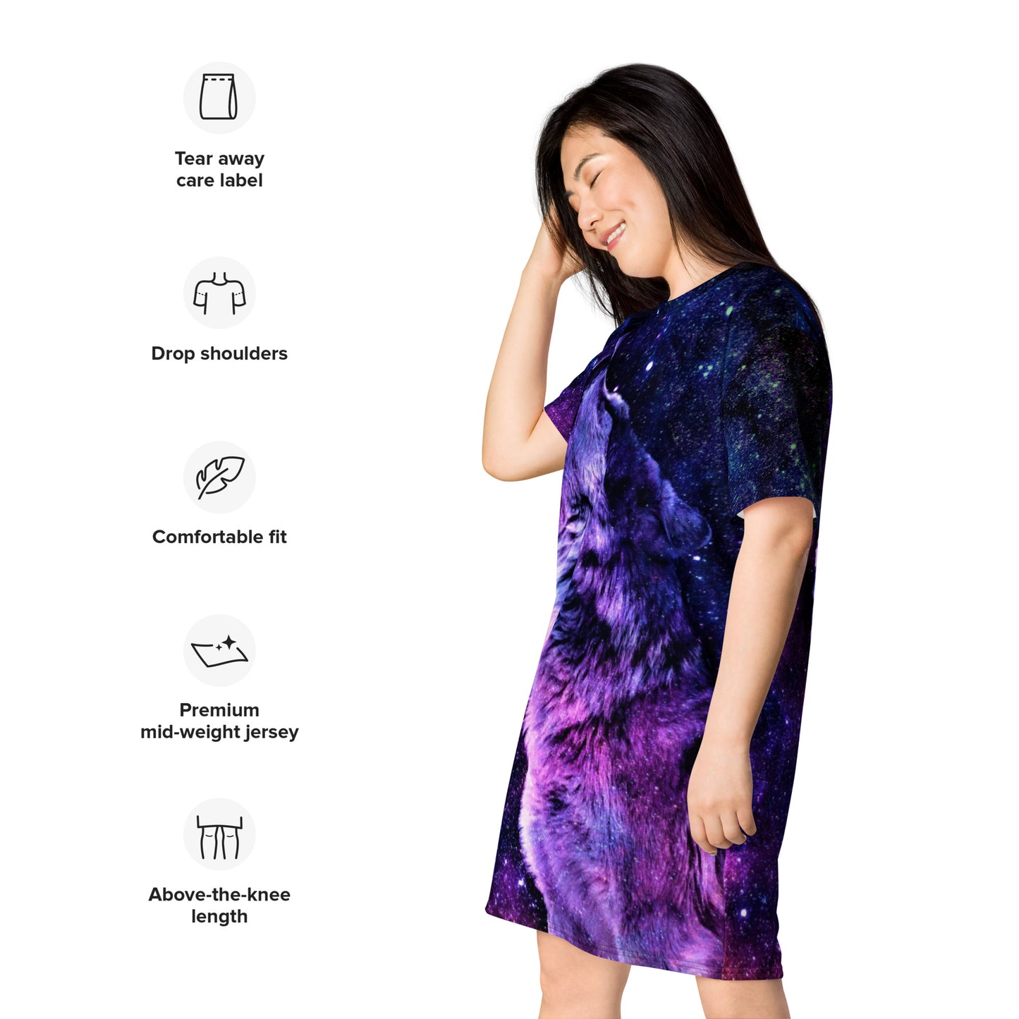 Wolf Nebula T-shirt Dress