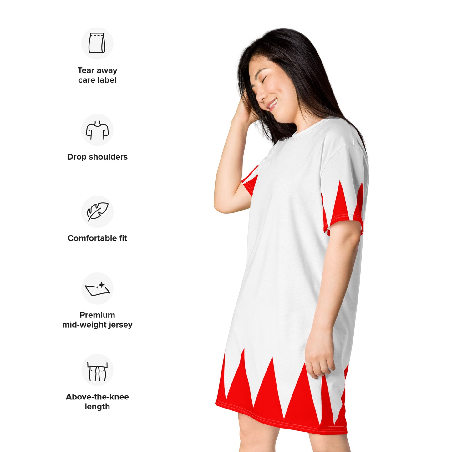 White Mage T-shirt Dress