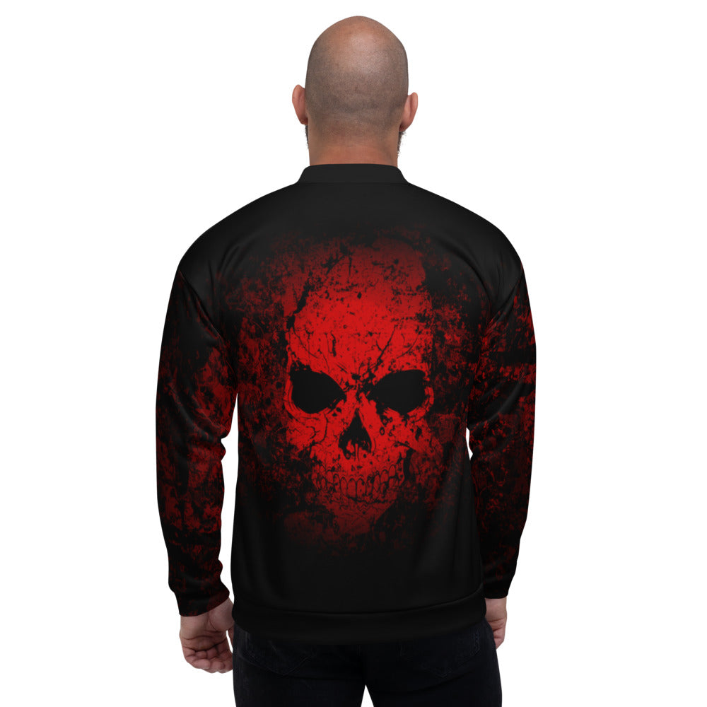 Crimson Shadows Unisex Bomber Jacket