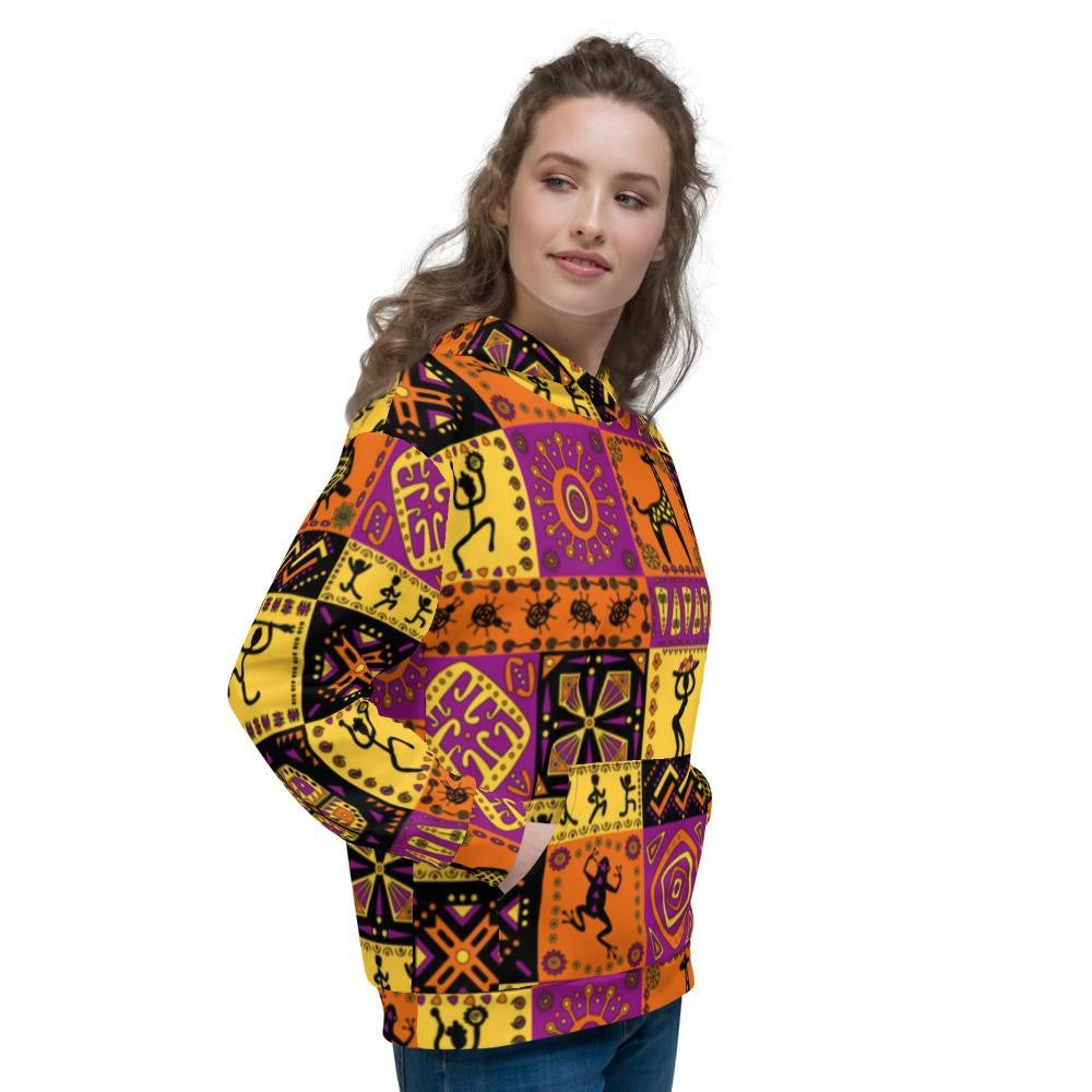 African Tribal Design Unisex Hoodie