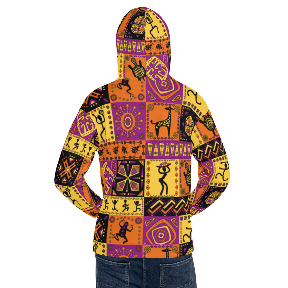 African Tribal Design Unisex Hoodie