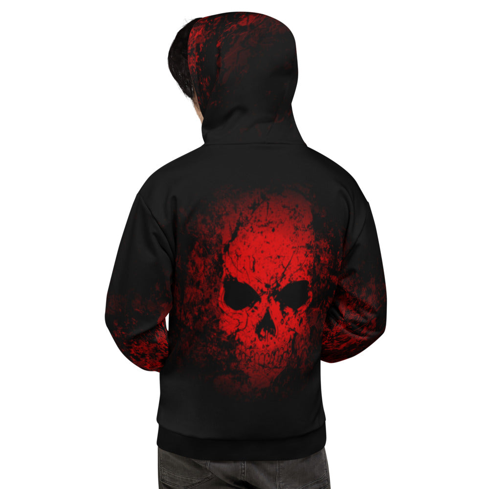 Crimson Shadows Unisex Hoodie