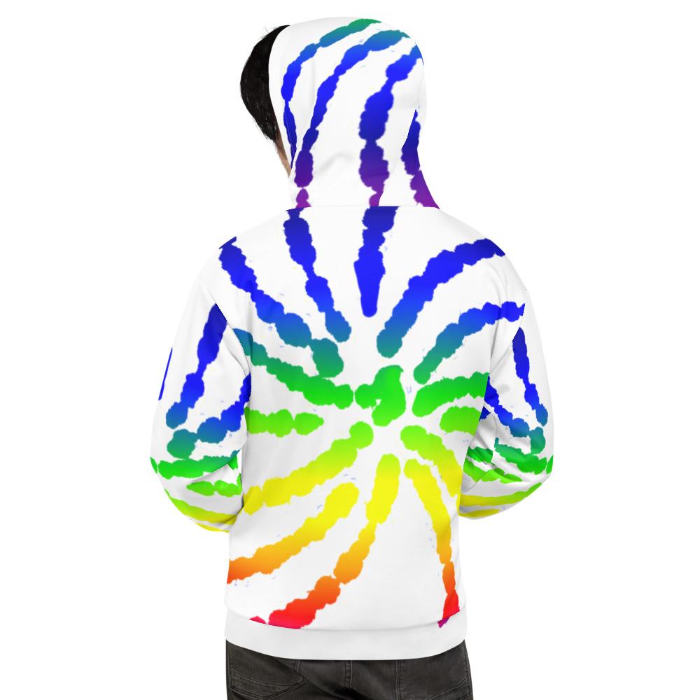 Rainbow Star Burst Unisex Hoodie