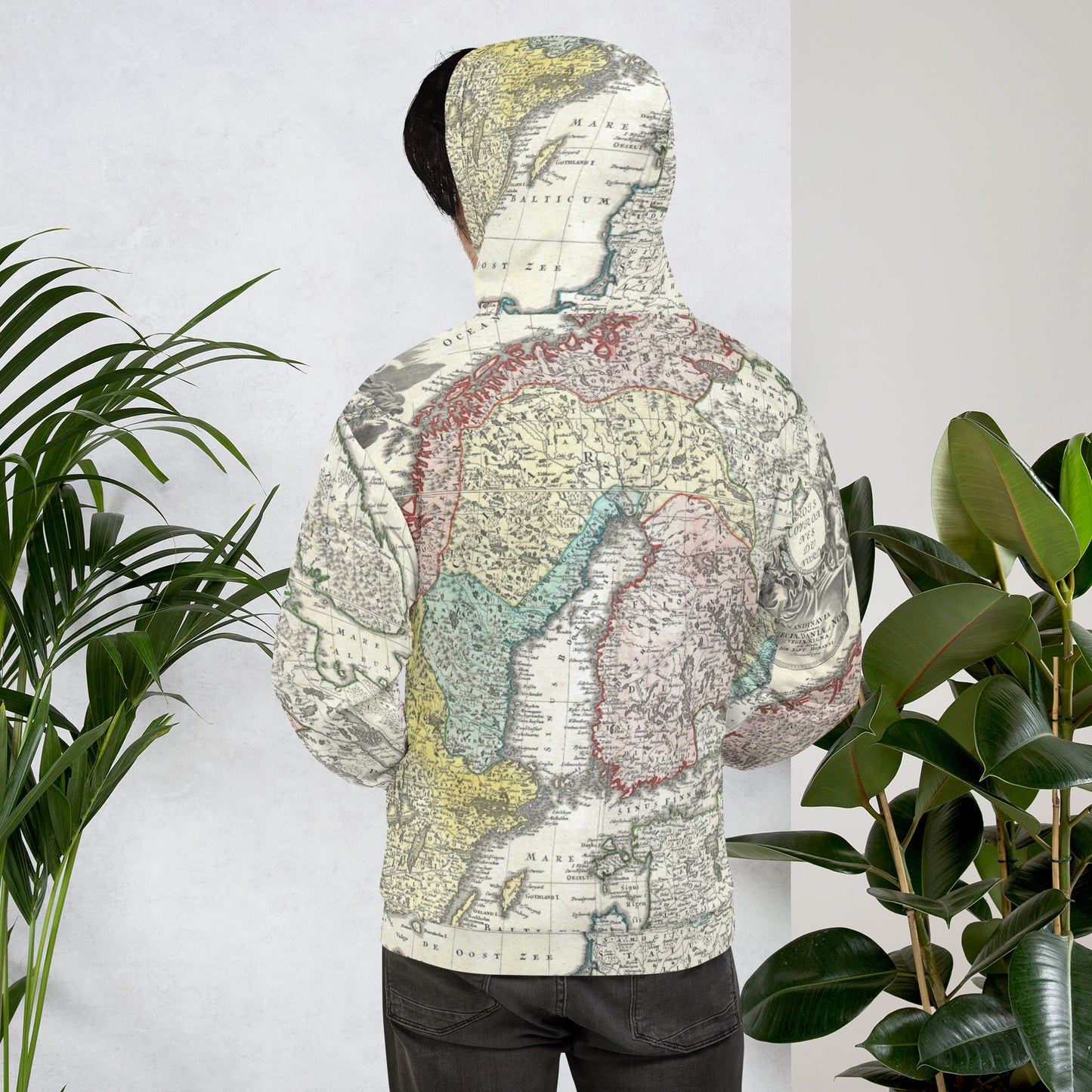 Scandinavian Map Unisex Hoodie