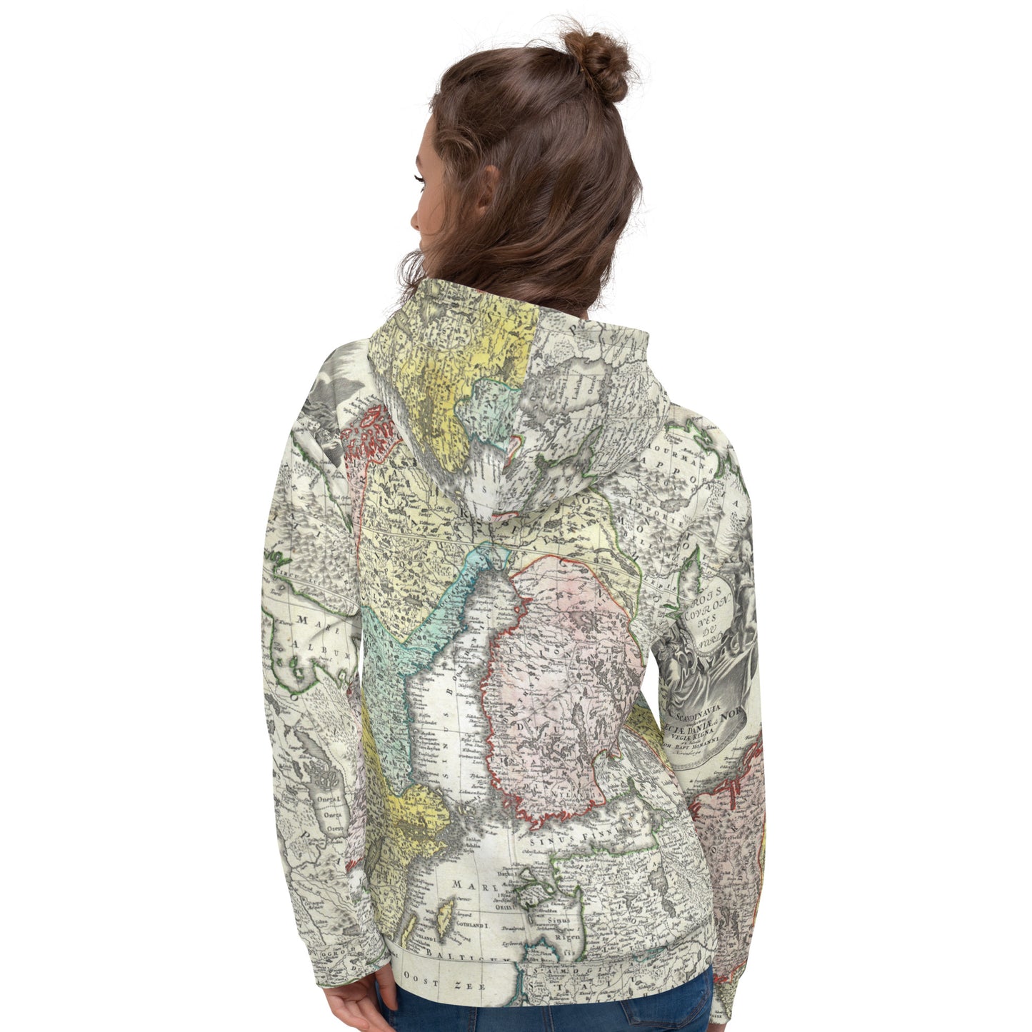 Scandinavian Map Unisex Hoodie