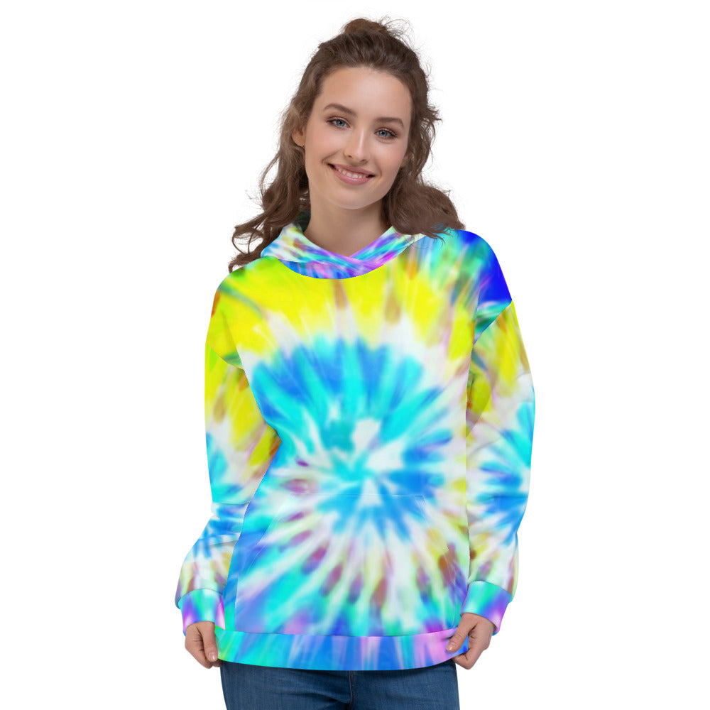 Soft Color Tie Dye Unisex Hoodie