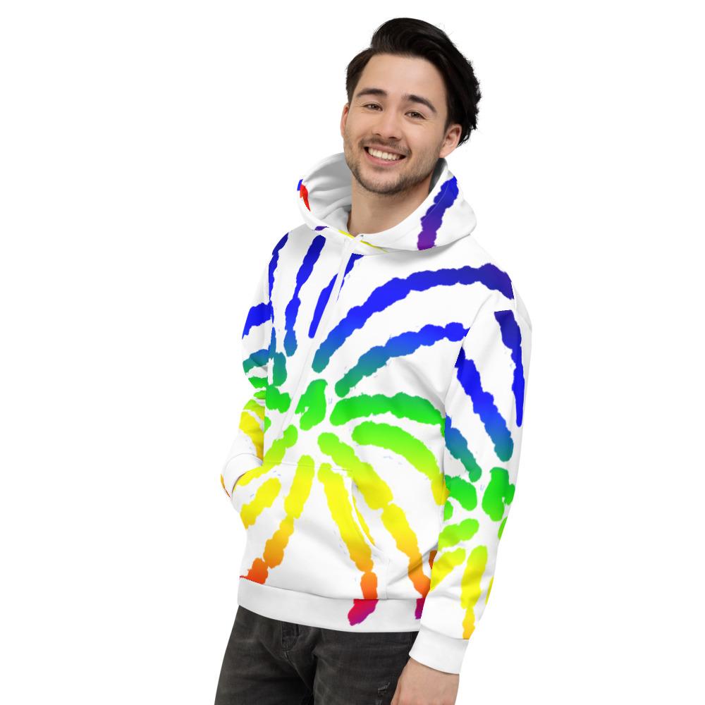 Rainbow Star Burst Unisex Hoodie