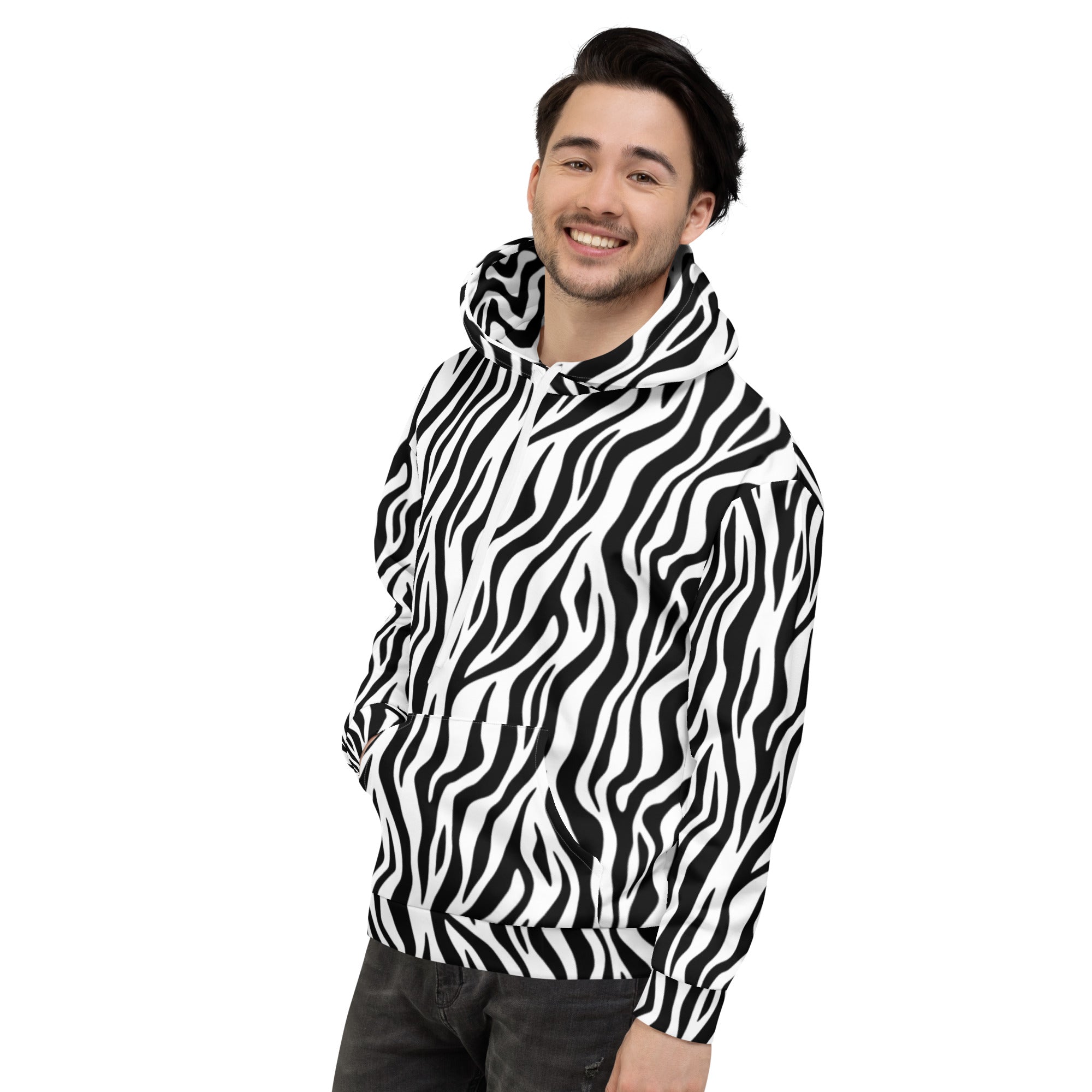 Zebra Stripes Unisex Hoodie