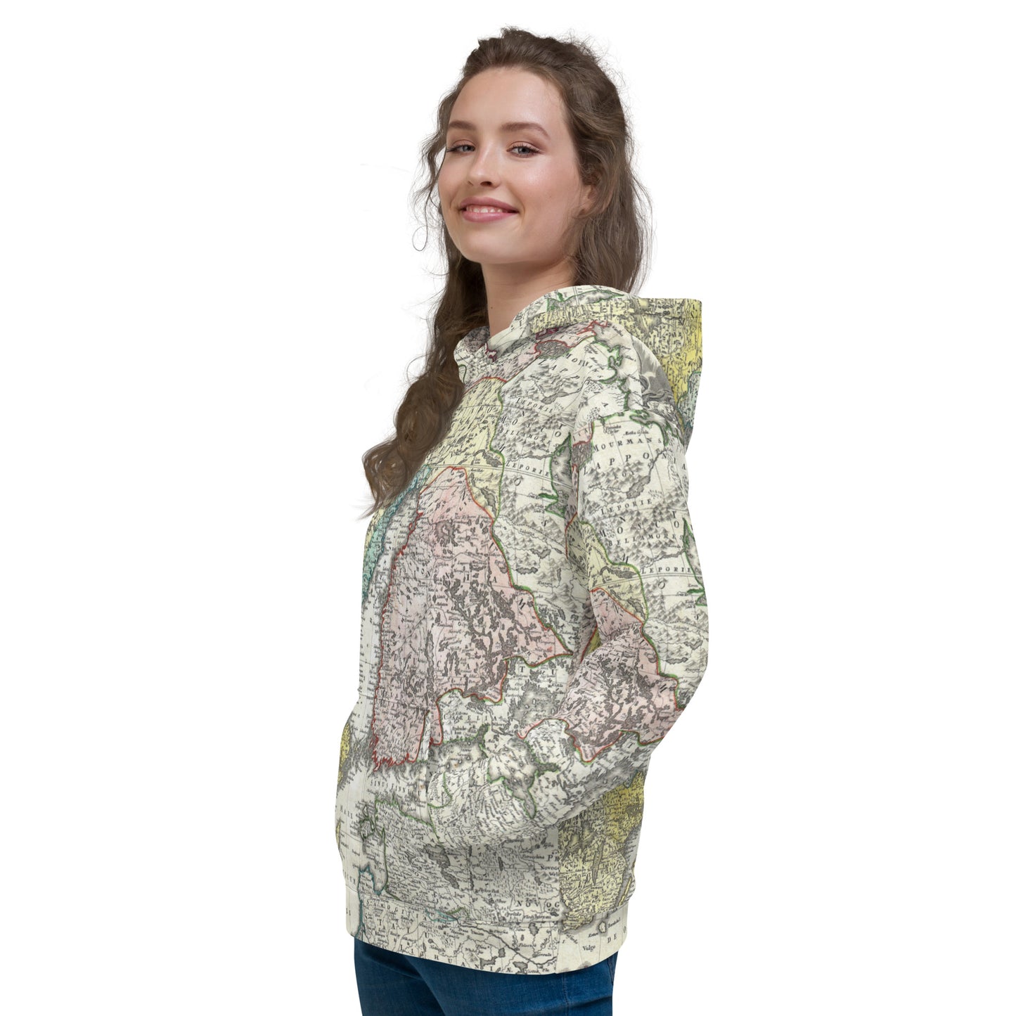 Scandinavian Map Unisex Hoodie