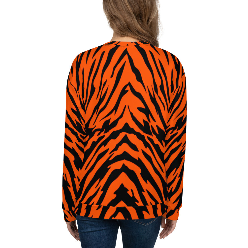 Bengal Tiger Stripe Unisex Sweatshirt