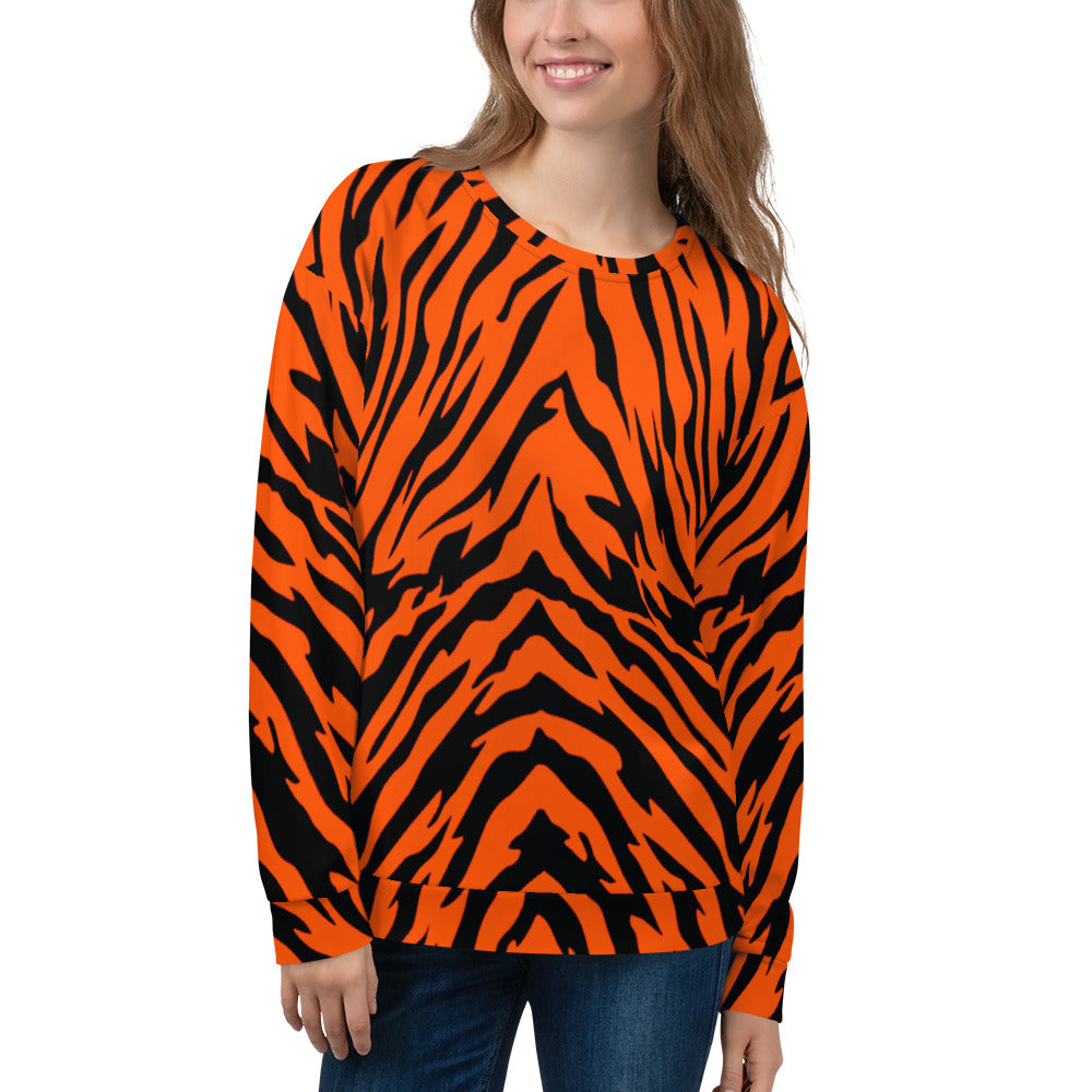 Bengal Tiger Stripe Unisex Sweatshirt