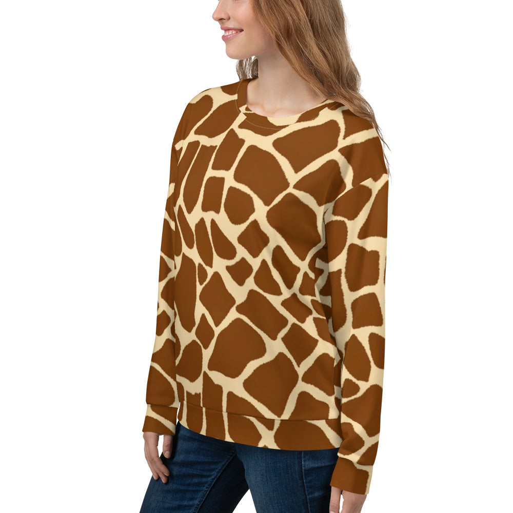 Giraffe Spots Unisex Sweatshirt