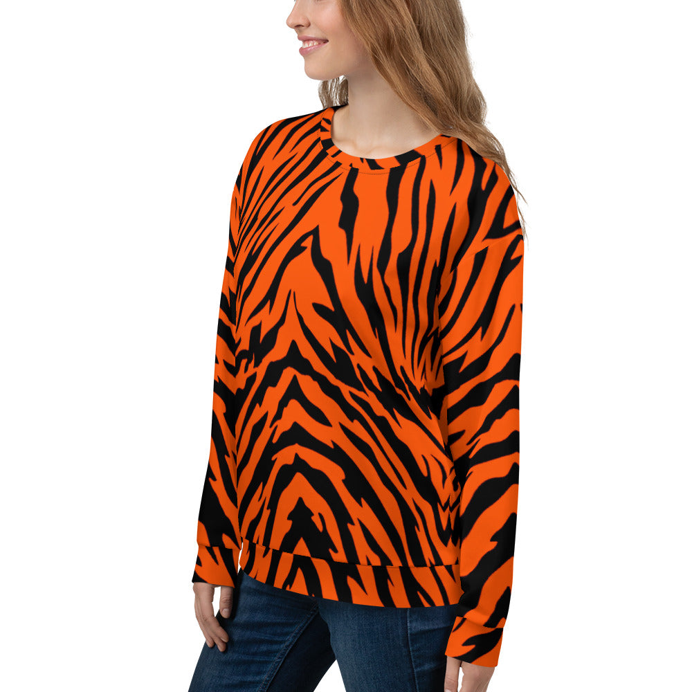 Bengal Tiger Stripe Unisex Sweatshirt