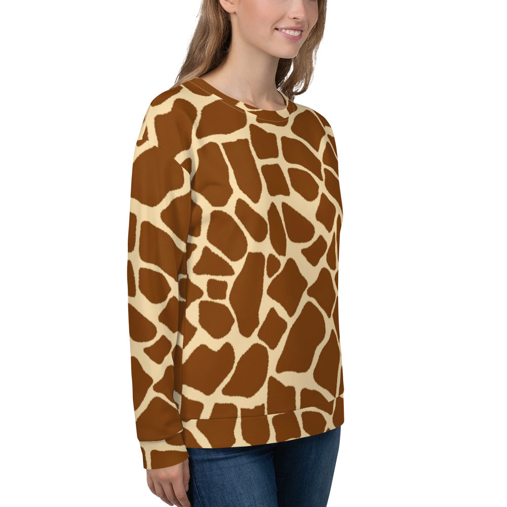 Giraffe Spots Unisex Sweatshirt