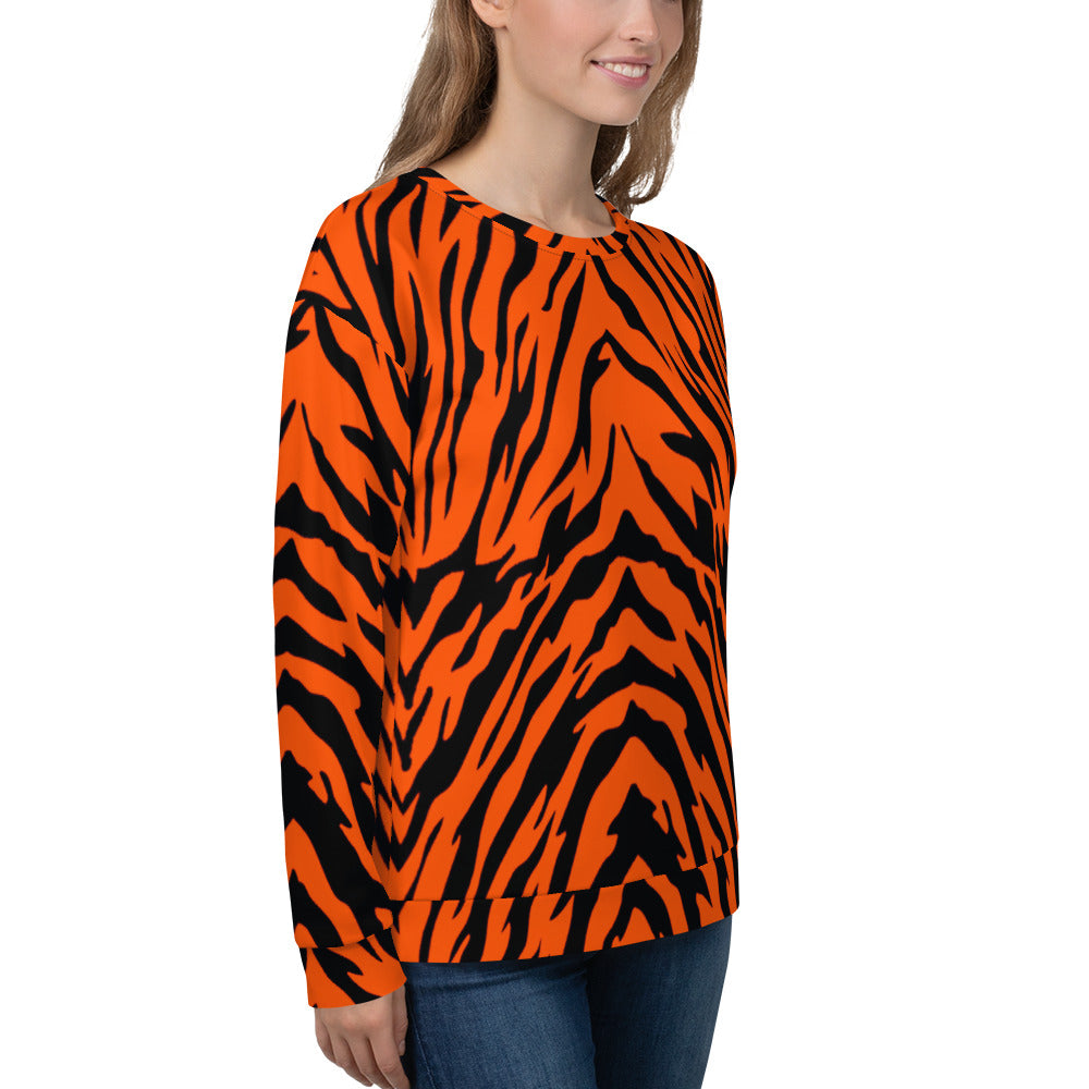 Bengal Tiger Stripe Unisex Sweatshirt