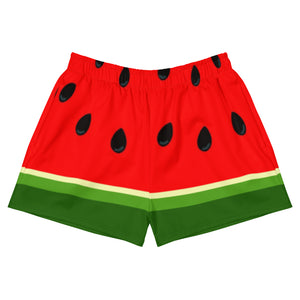 Watermelon Women's Athletic Short Shorts