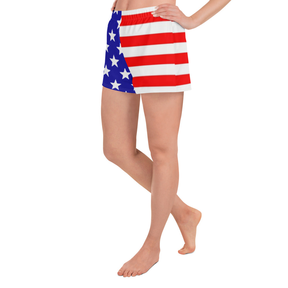 American Flag Women's Short Shorts