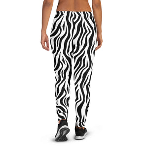 Zebra Stripe Women's Slim FIt Joggers