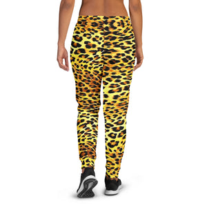 Leopard Print Women's Slim Fit Joggers