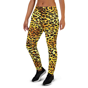 Leopard Print Women's Slim Fit Joggers