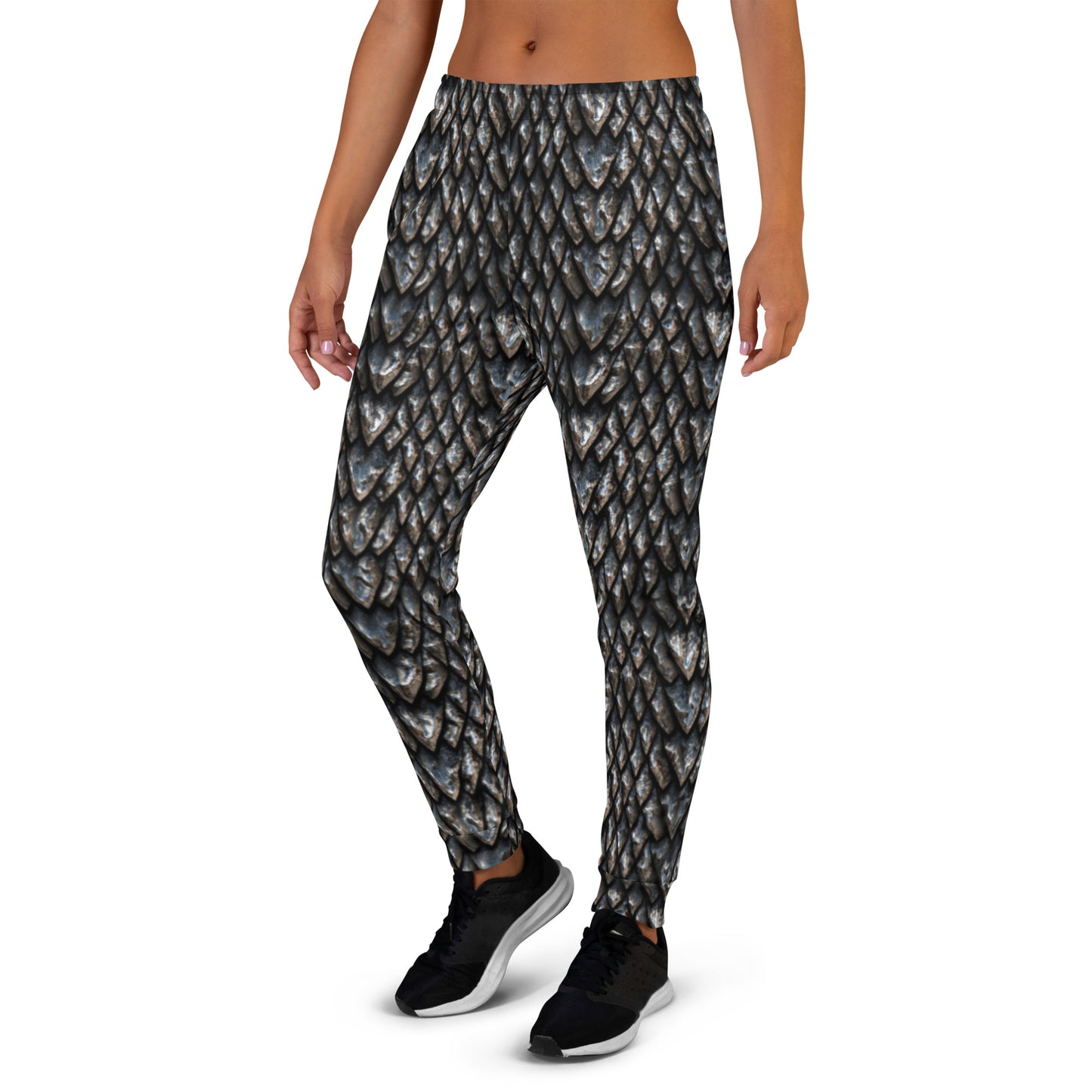 Onyx Dragon Scale Women's Slim Fit Joggers