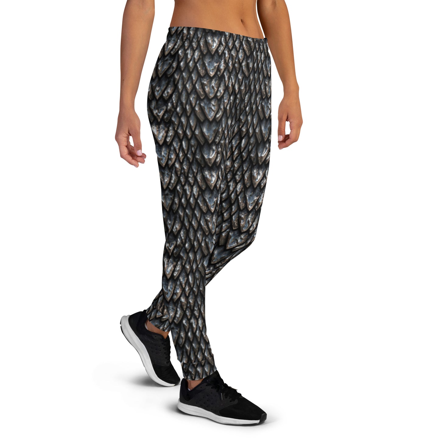 Onyx Dragon Scale Women's Slim Fit Joggers