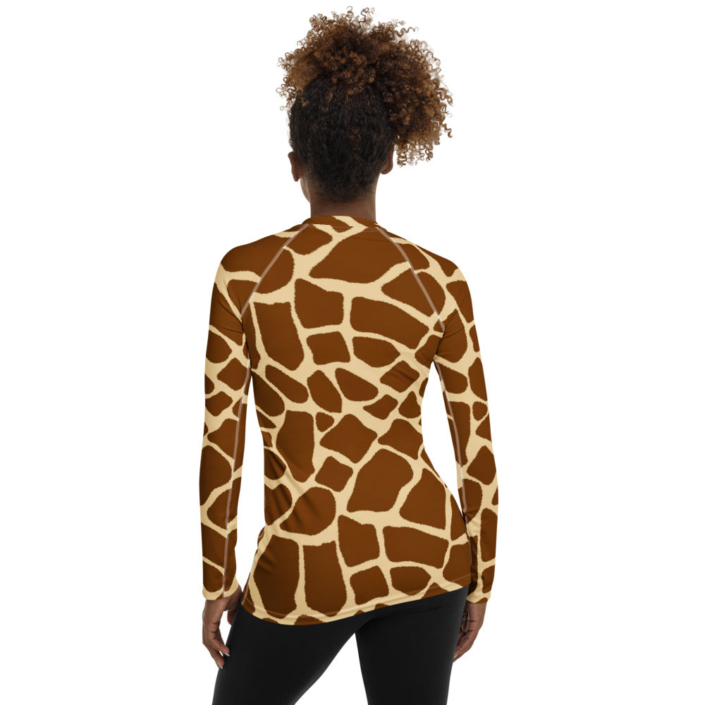 Giraffe Spots Women's Rash Guard