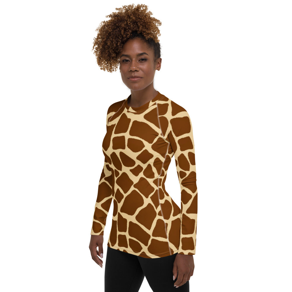 Giraffe Spots Women's Rash Guard